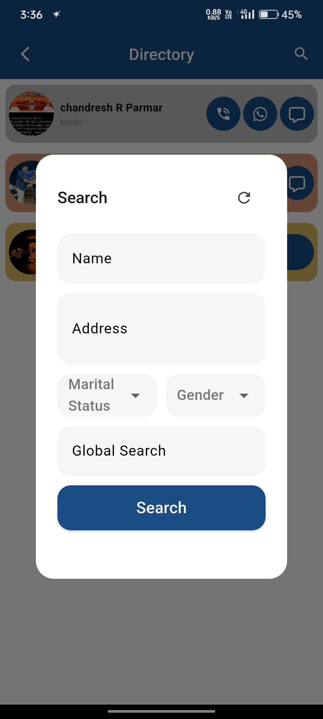 Global search